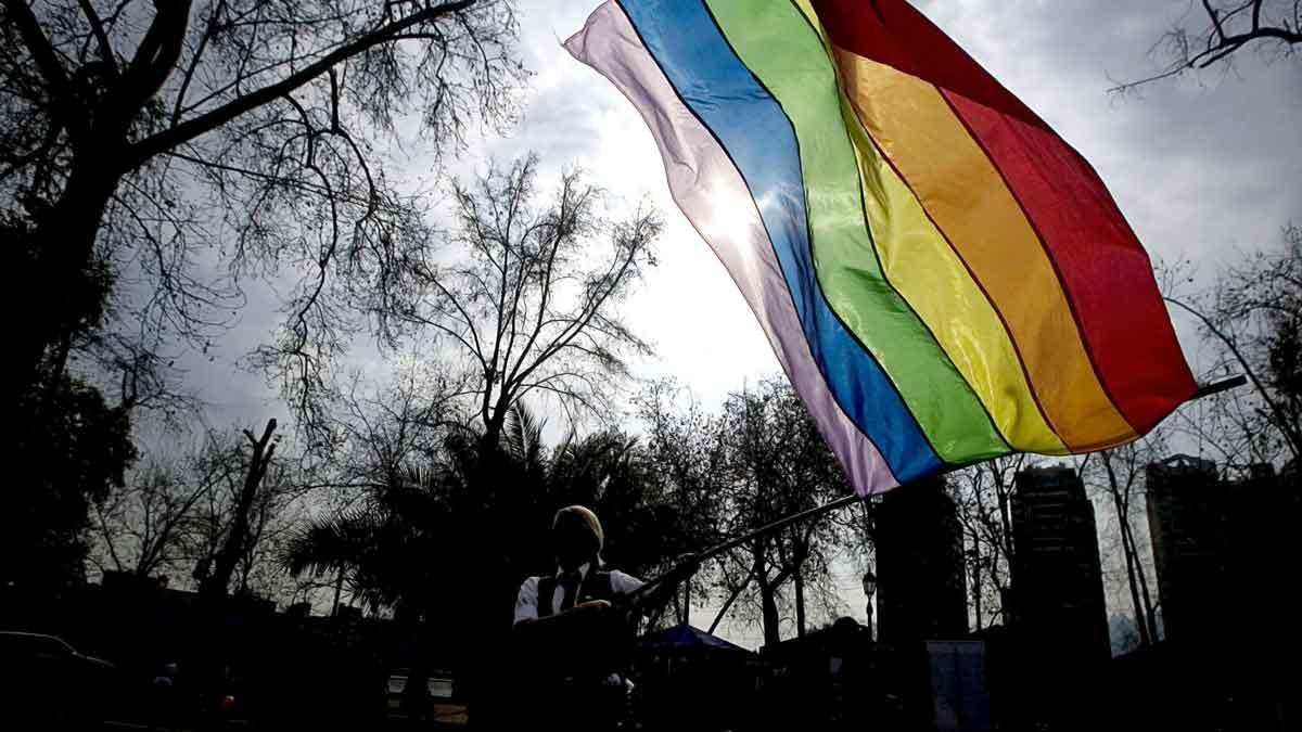 Celebración del Día Internacional del Orgullo gay, lésbico, bisexual y transexual en Santiago de Chile