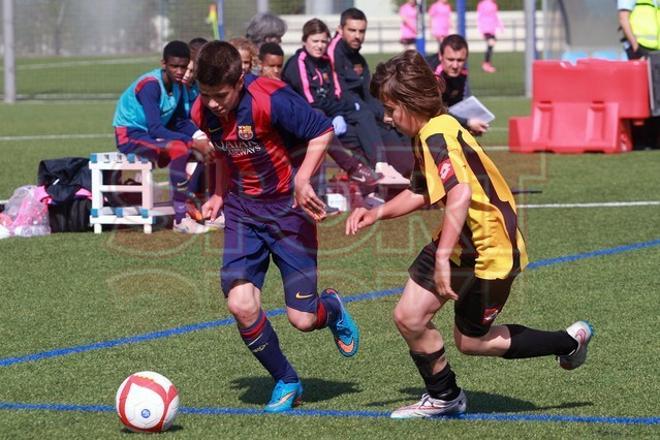 El Alevín A del FC Barcelona, campeón de Liga