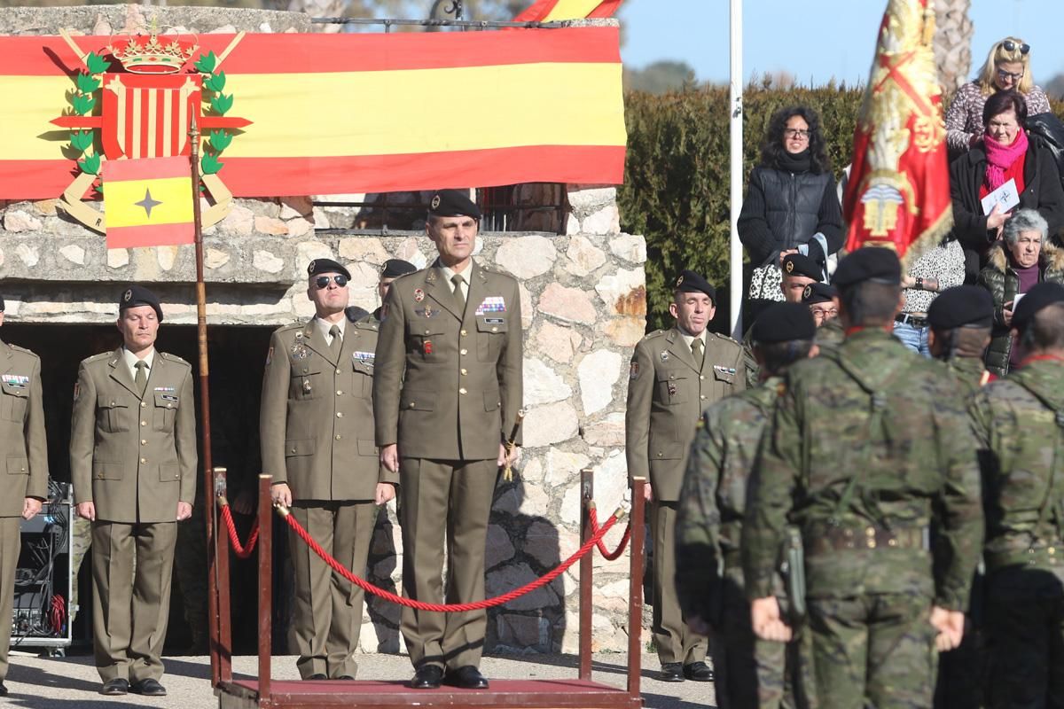 Parada militar de la Brigada Guzmán el Bueno X en Cerro Muriano