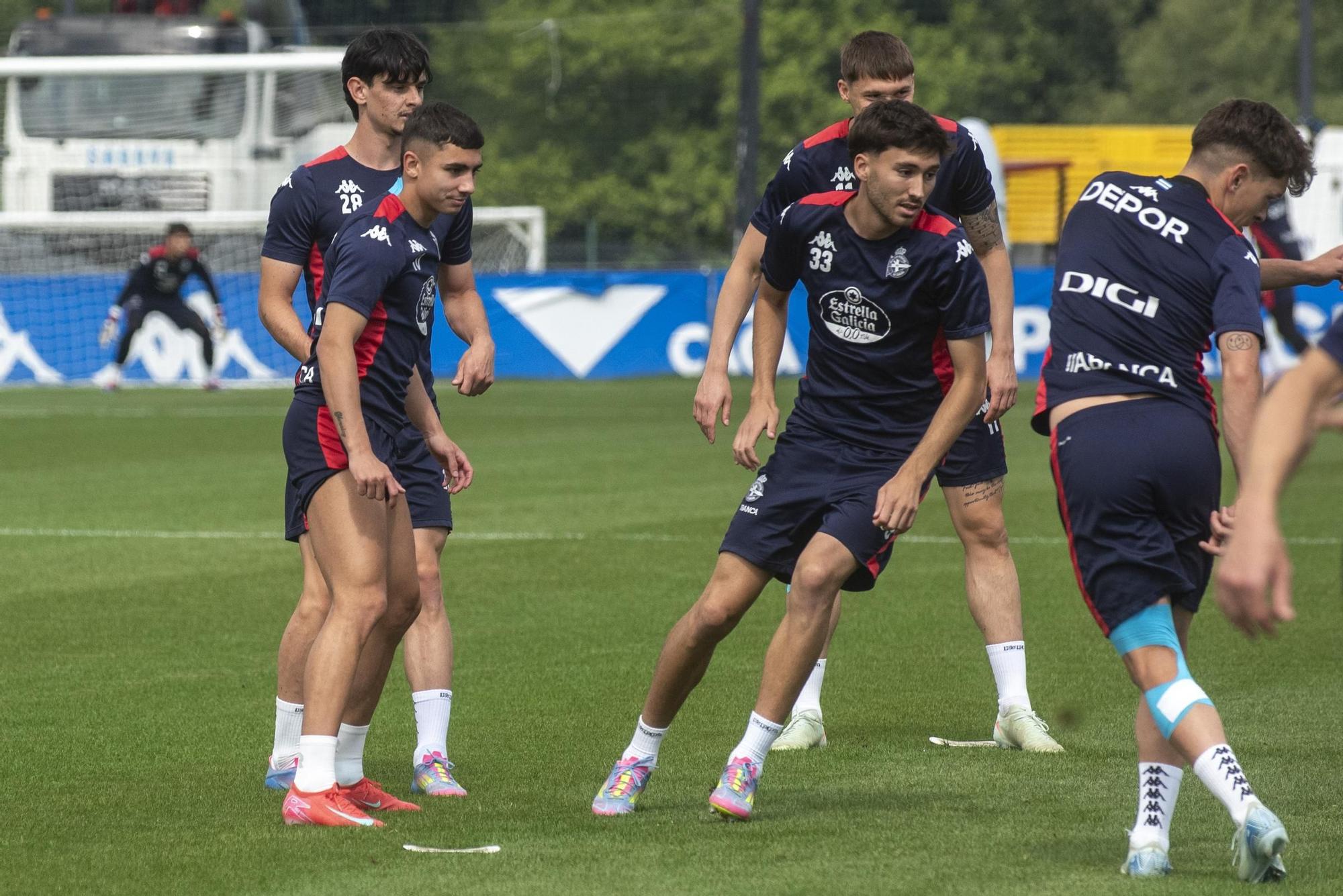 El Dépor empieza a preparar sin Eddahchouri su visita a Zaragoza