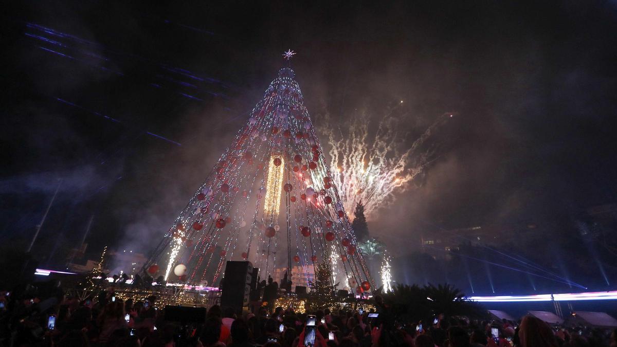 FOTOS: El encendido del Gran Árbol de la Circular en imágenes