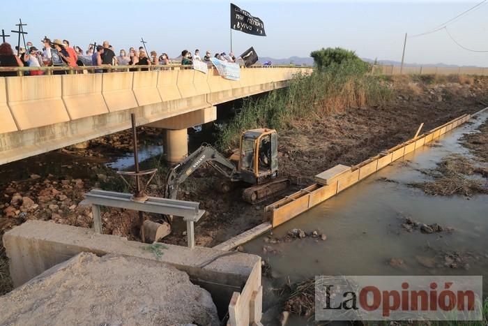 Protesta contra el estado del Mar Menor