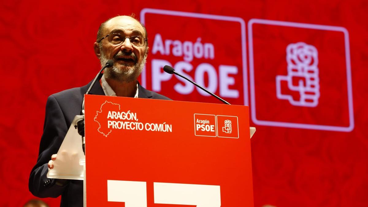 Clausura del 17º Congreso del PSOE en Aragón