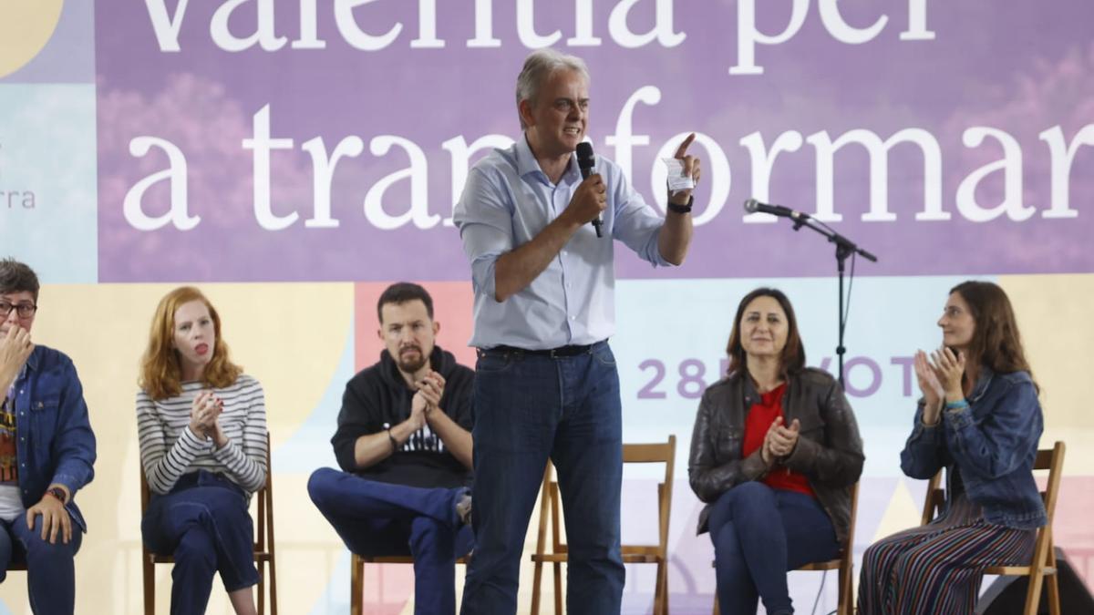 Cierre de campaña de Podemos en València