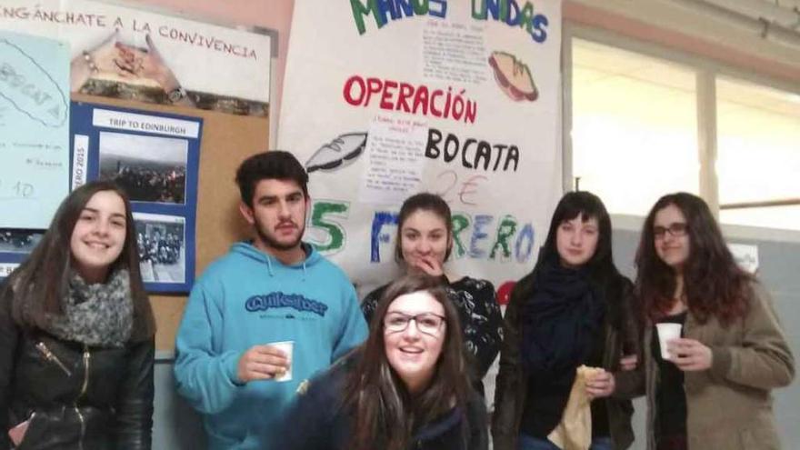 Bocata solidario en el IES Los Valles