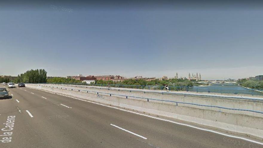Mañana habrá afecciones en el Puente de la Unión de Zaragoza por asfaltado