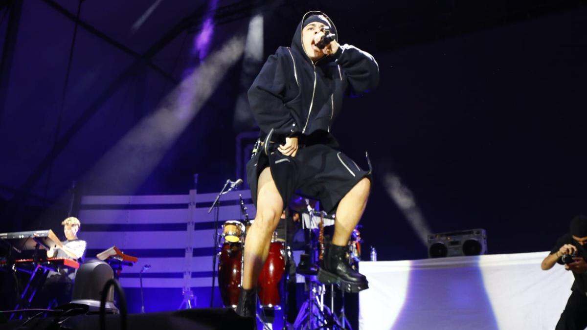 El argentino Trueno en el concierto que ofreció en el Vive Latino el año pasadao.