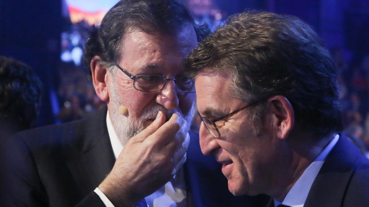 Mariano Rajoy y Alberto Núñez Feijóo, en una foto de archivo.