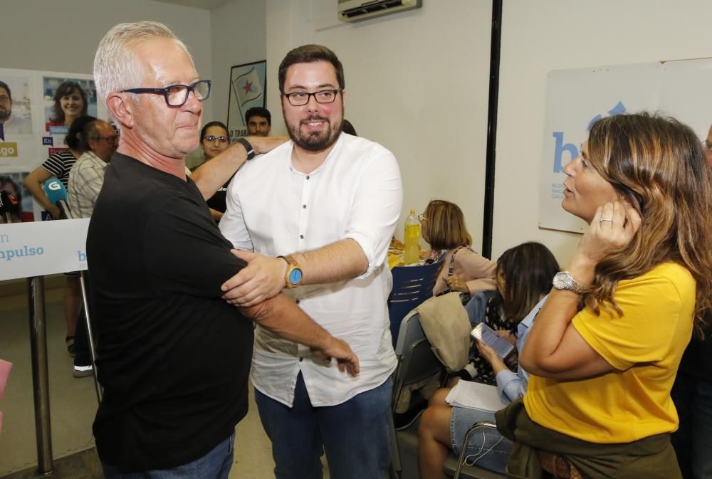 Xabie Pérez y el BNG valoran los resultados de las elecciones municipales en Vigo.