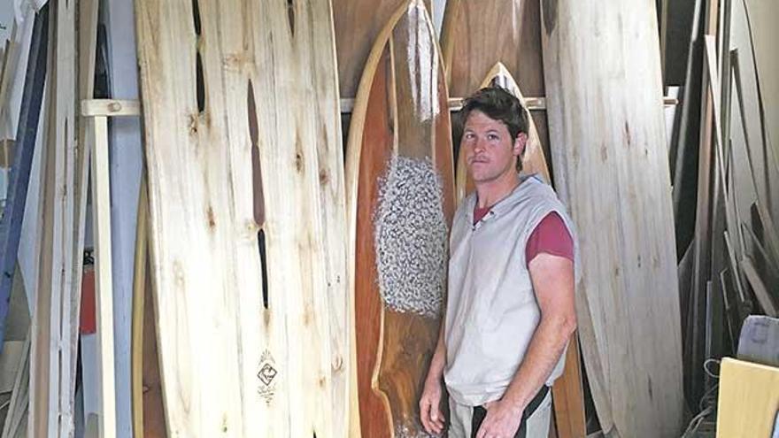 Marc Balaguer, experto en carpintería naval, llegó hace una década desde el Montseny.
