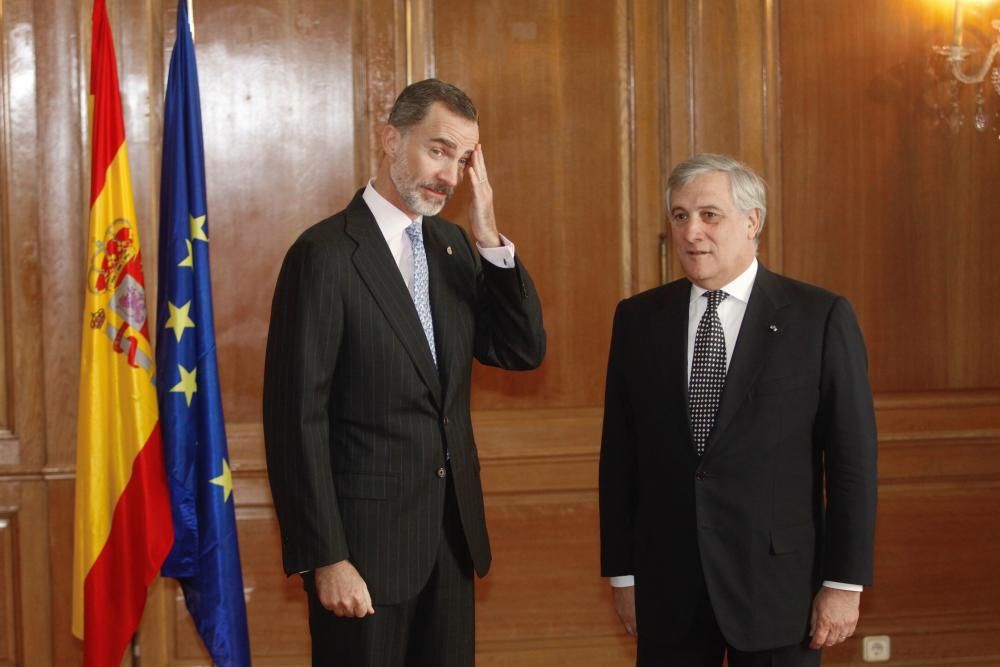 Felipe VI recibe a Antonio Trajani