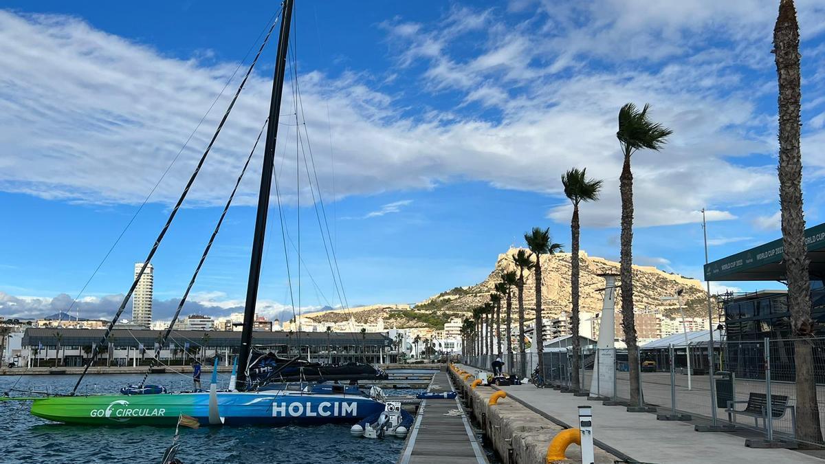 Los participante de la vuelta al mundo a vela empiezan a llegar al puerto de Alicante.