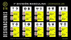 Estos son los árbitros de la jornada 25 de La Liga.