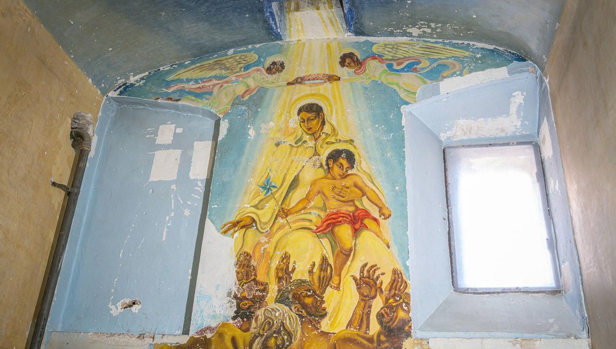 presentación de los resultados del proceso de conservación y restauración de las pinturas murales de la ‘Capilla Gitana’ en la prisión Modelo de Barcelona
