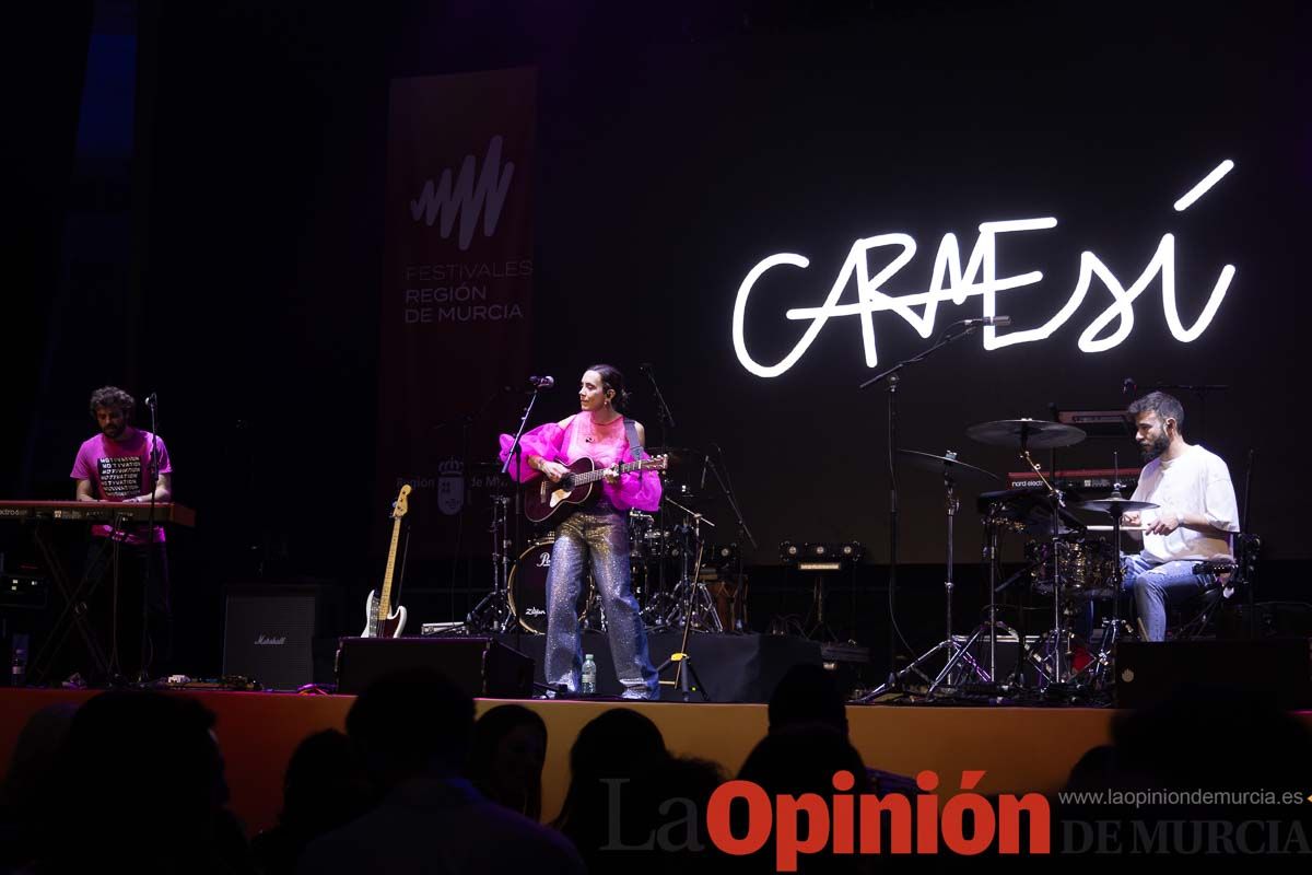 Concierto en Madrid de Arde Bogotá, Carmesí y Funambulista promocionando los Festivales de la Región de Murcia