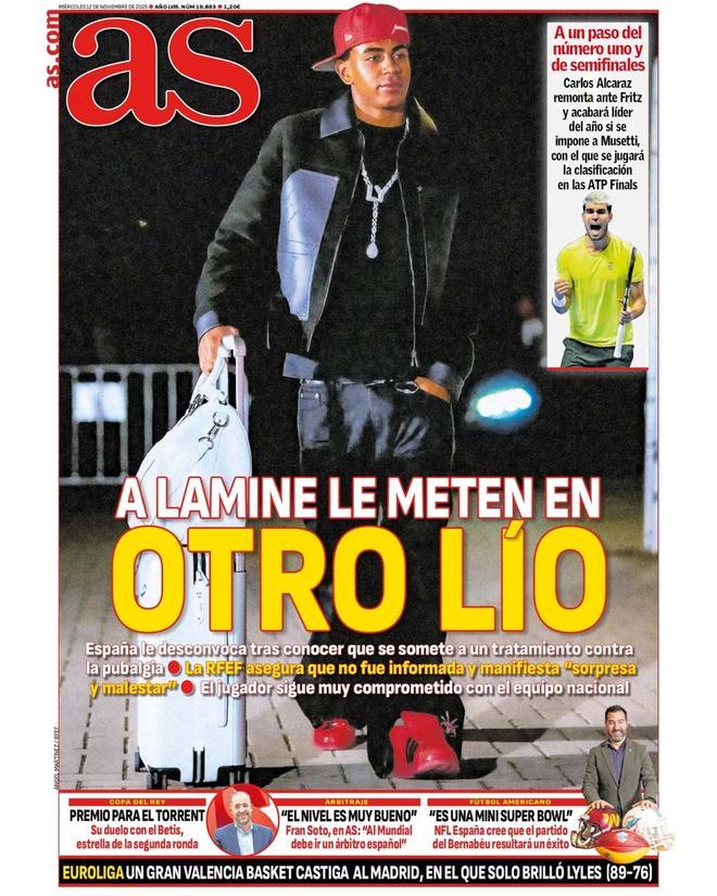 Estas son las portadas de la prensa deportiva de hoy