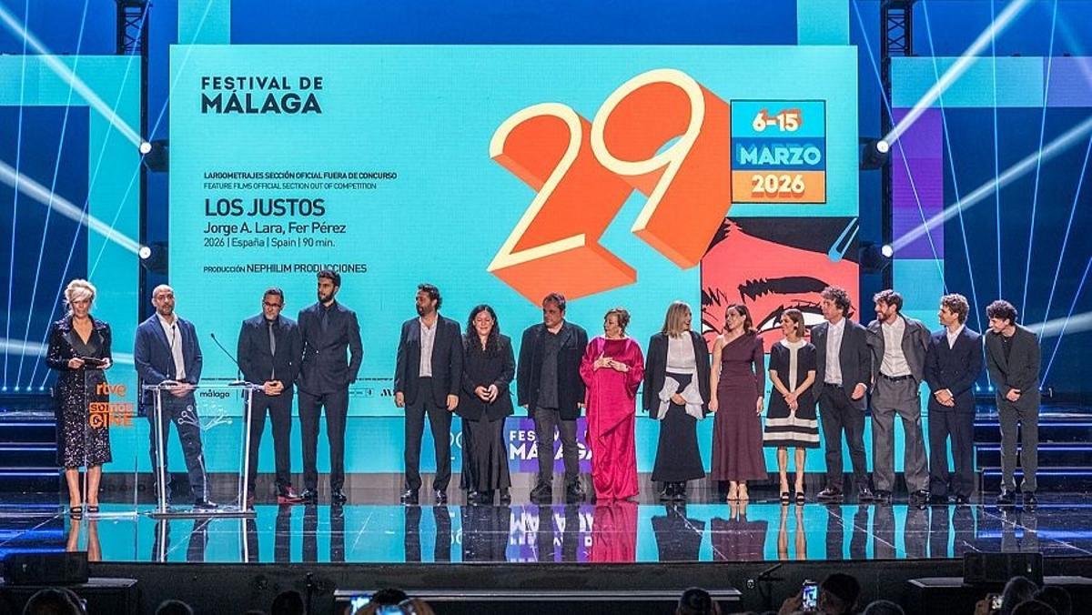 Presentación de 'Los Justos' en el Festival de Málaga