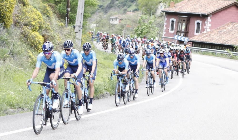 Primera etapa de la 61.ª edición de la Vuelta a Asturias: Oviedo-Pola de Lena