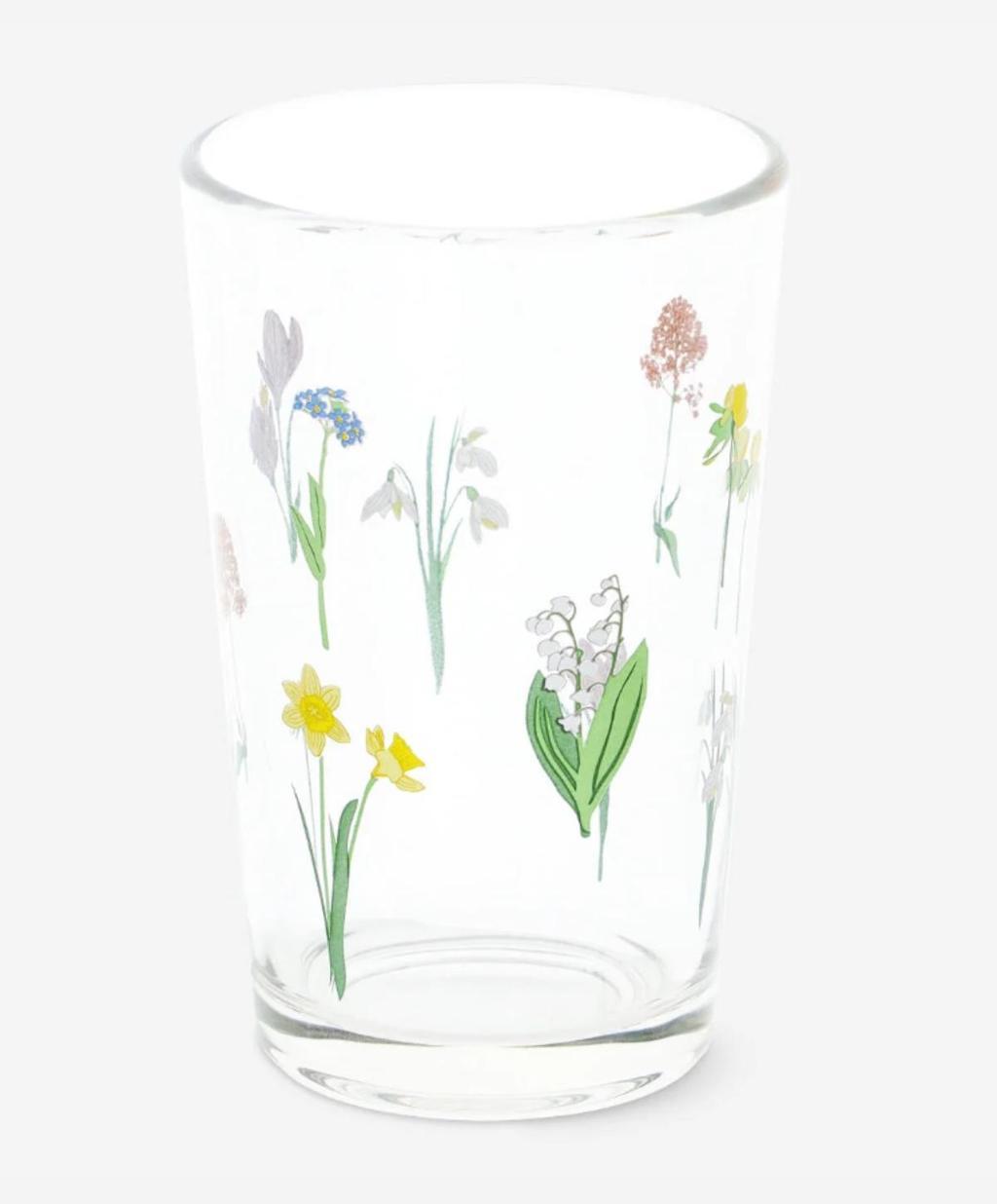 VASO TRANSPARENTE FLORES