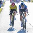Evenepoel y Vingegaard, en fuga, en la Volta