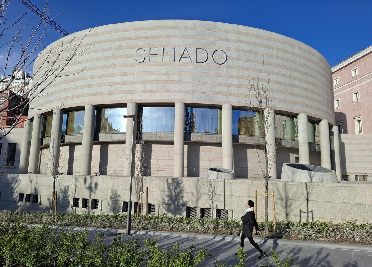 Foto de la sede del Senado en Madrid en una imagen de archivo.