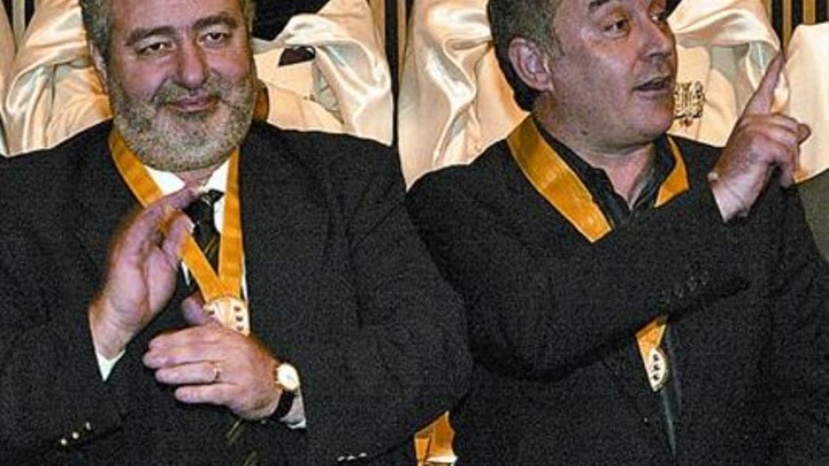 Santamaria y Adrià, en un acto celebrado en el Macba en el 2006.