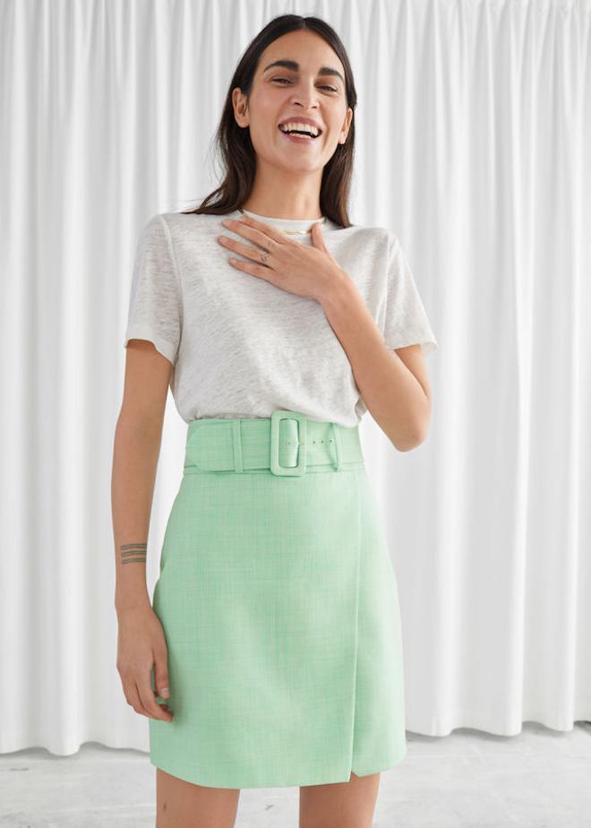 La minifalda sorbet