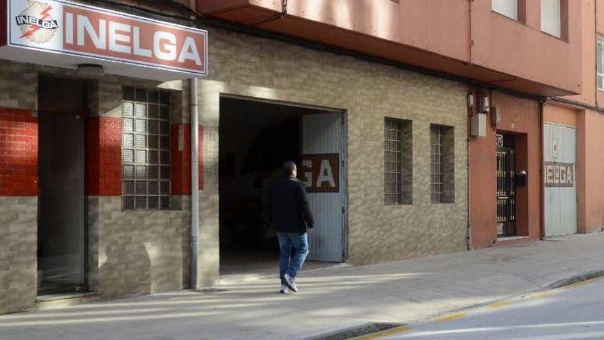 Sede de la empresa de electricidad Inelga en Vilagarcía. // Noé Parga