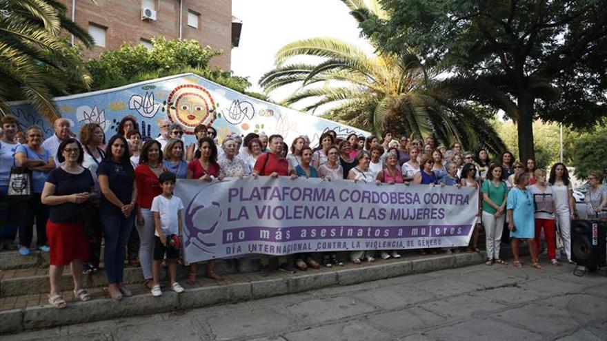 Concentración de la plataforma contra la violencia