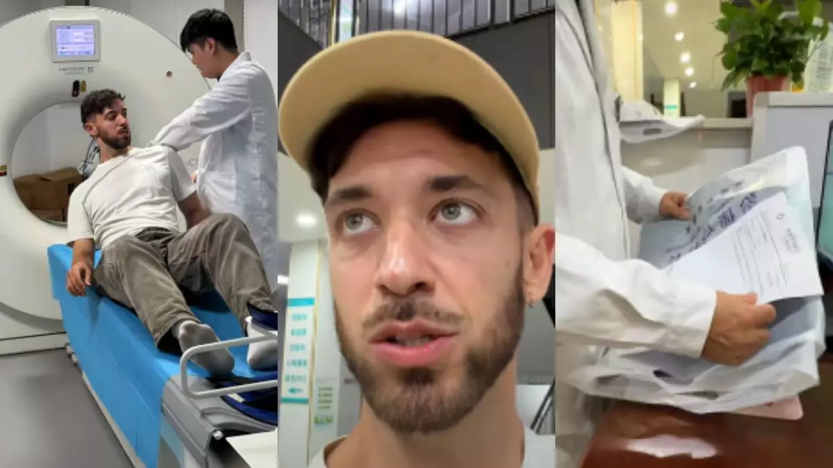 Un español sufre un accidente en China y alucina con lo que le pasa en el hospital: "Estoy flipando"