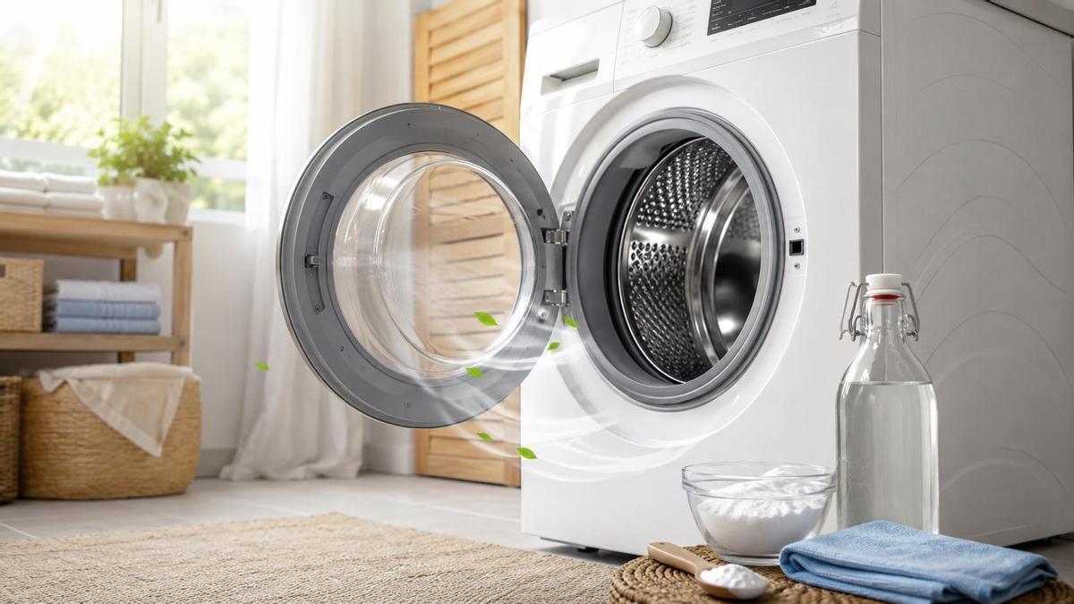 Adiós a la humedad y los malos olores en la lavadora: el truco casero que alarga la vida útil del electrodoméstico