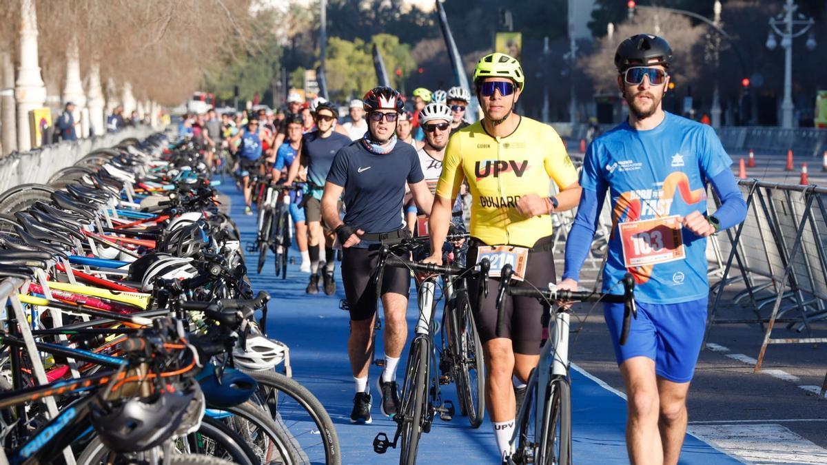 El duatlón tomó València