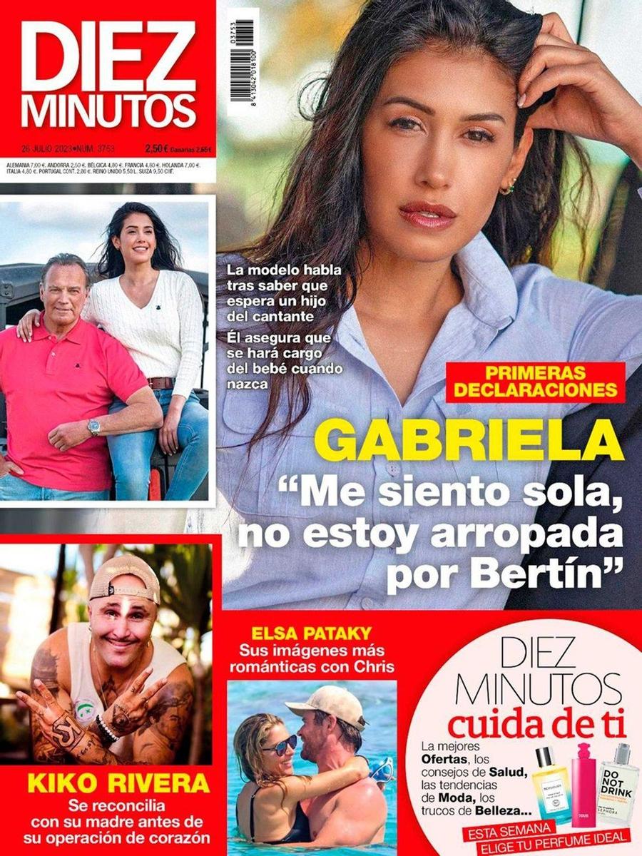 Portada de la revista Diez Minutos del 19 de julio de 2023