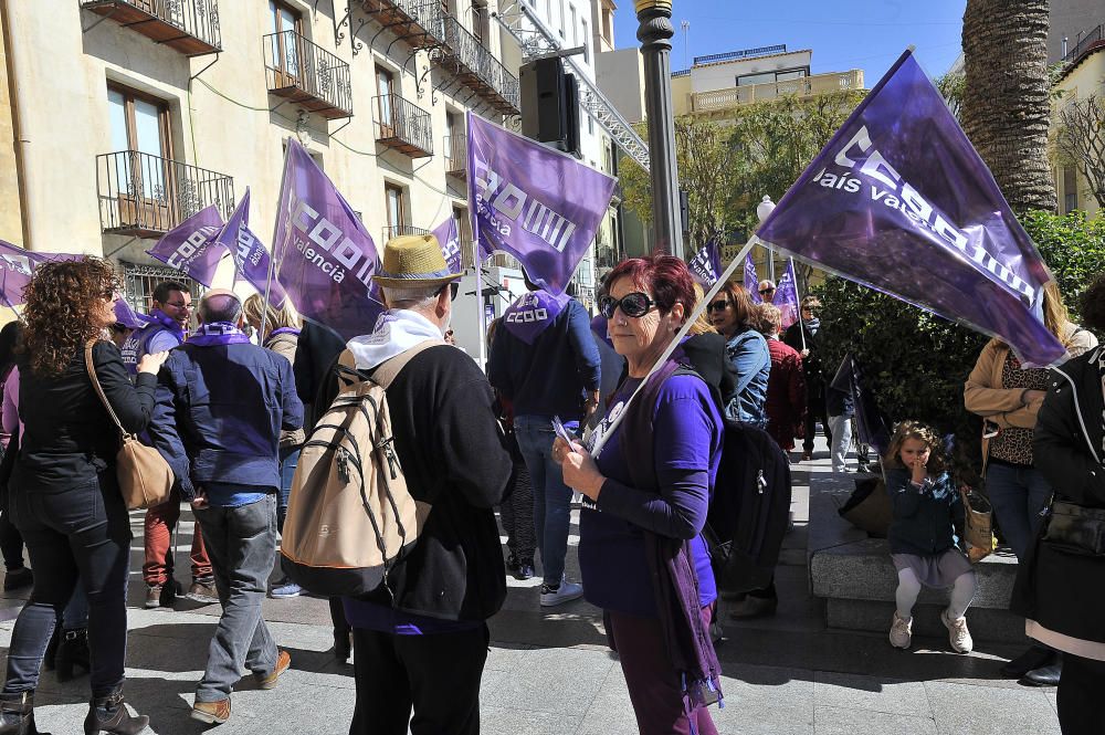 Las imágenes del 8M en Elche