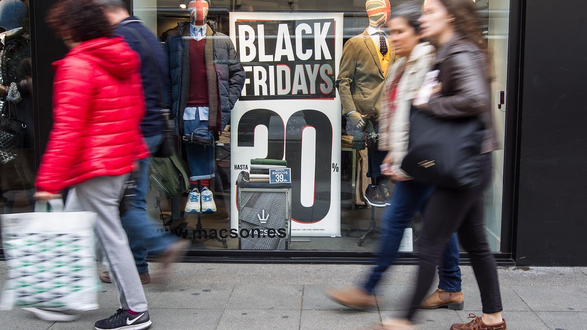 Fotografía de archivo del &#039;Black Friday&#039;.