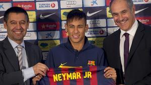 La presentación de Neymar