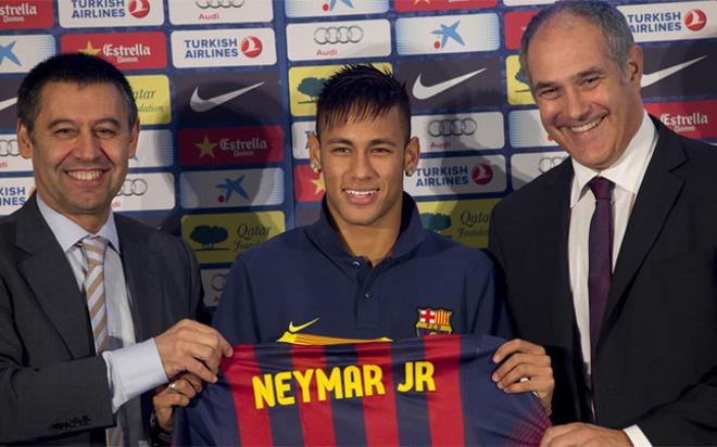 La presentación de Neymar