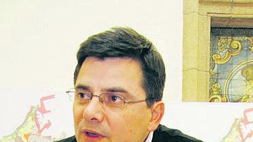 Pedro Sanjurjo, en las dependencias de la concejalía de Urbanismo.