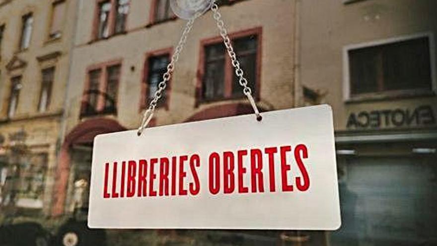 Imatge de la campanya «Llibreries Obertes».