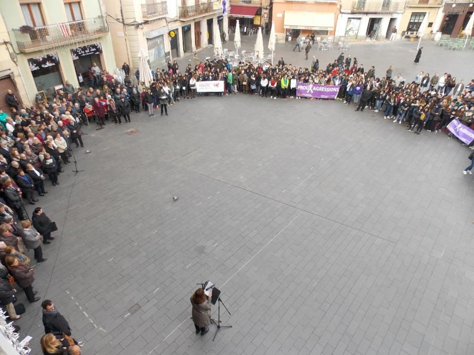 Clam contra la violència masclista a Manresa