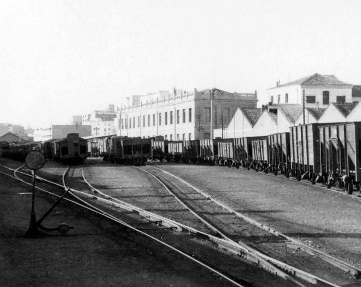 Estación de Utrillas de Zaragoza en 1959. | GRAN ARCHIVO ZARAGOZA ANTIGUA