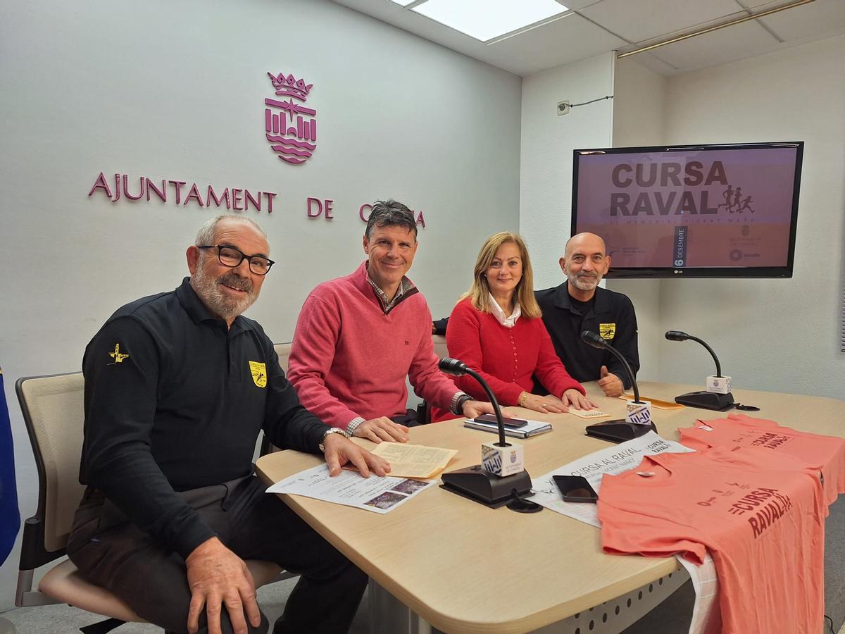 La presentación del evento, en el Ayuntamiento de Gandia