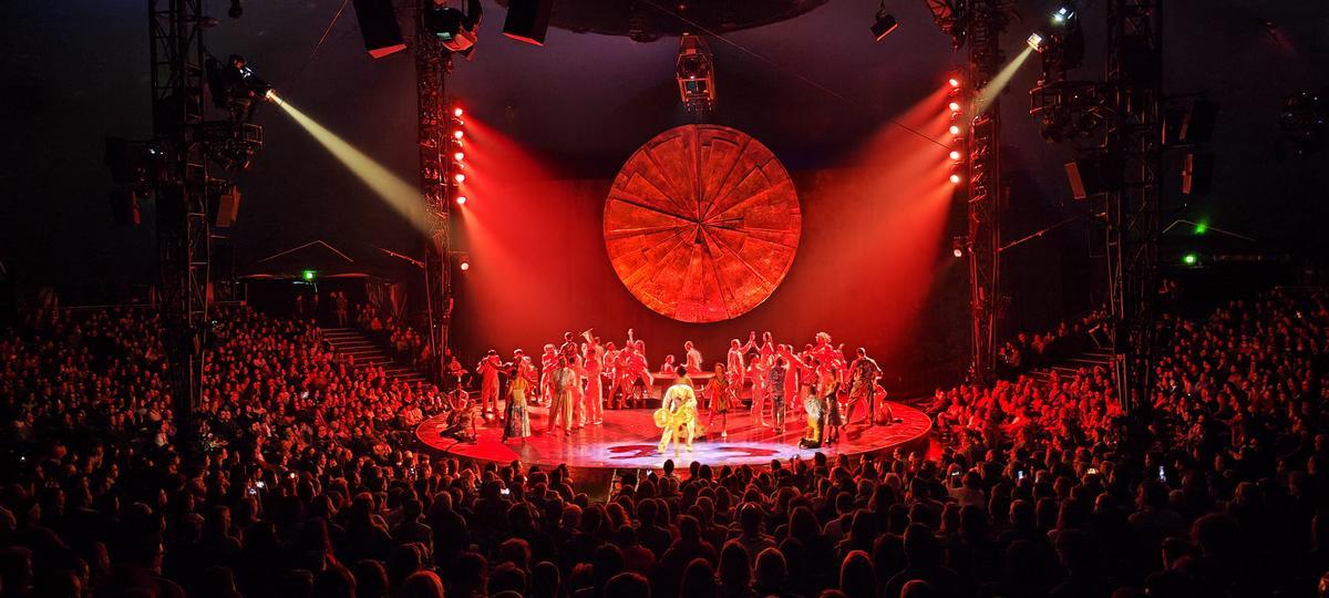 Imágenes de Luzia, último espectáculo de carpa en gira de Cirque du Soleil