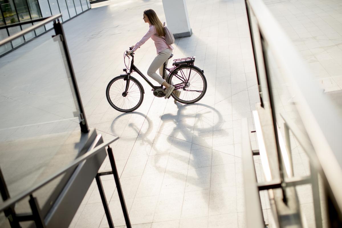 Ejemplo de bicicleta eléctrica.
