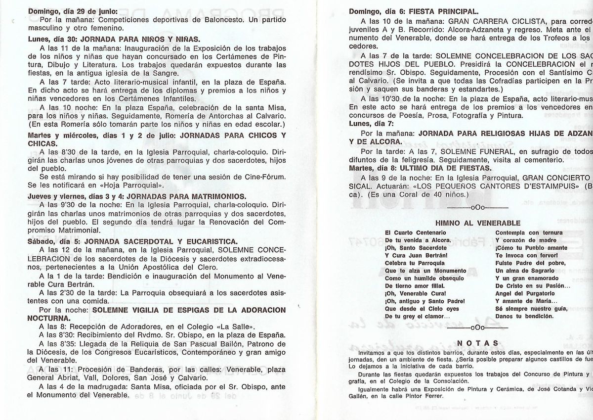 Imagen del programa de hace 50 años.