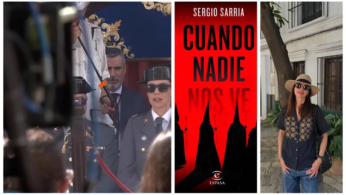 Maribel Verdú rueda en Morón para HBO una nueva serie ambientada en la Semana sanra