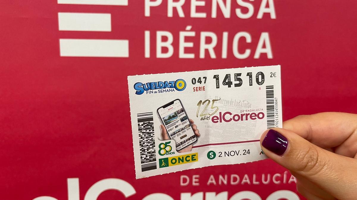 Cupón conmemorativo del 125 Aniversario de 'El Correo de Andalucía'