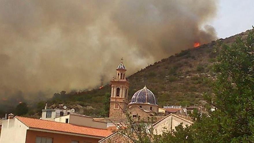 Condenado por causar un incendio en Azuébar