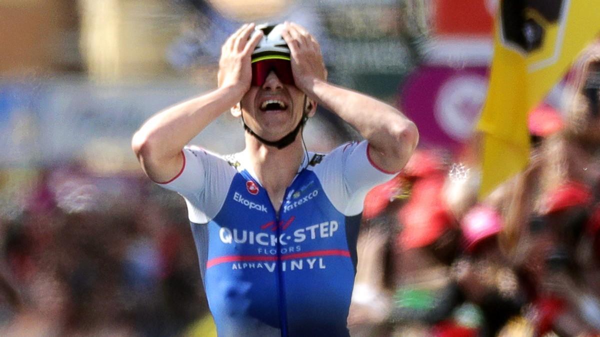 Evenepoel, después del tremendo esfuerzo