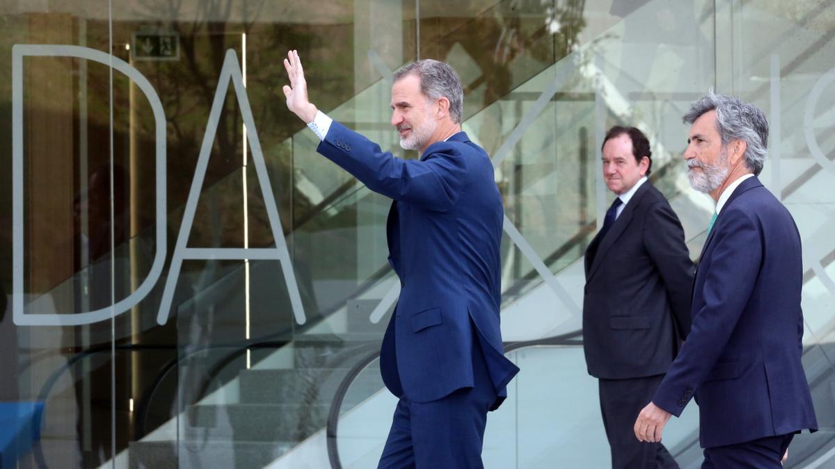 Felipe VI inaugura la Ciudad de la Justicia